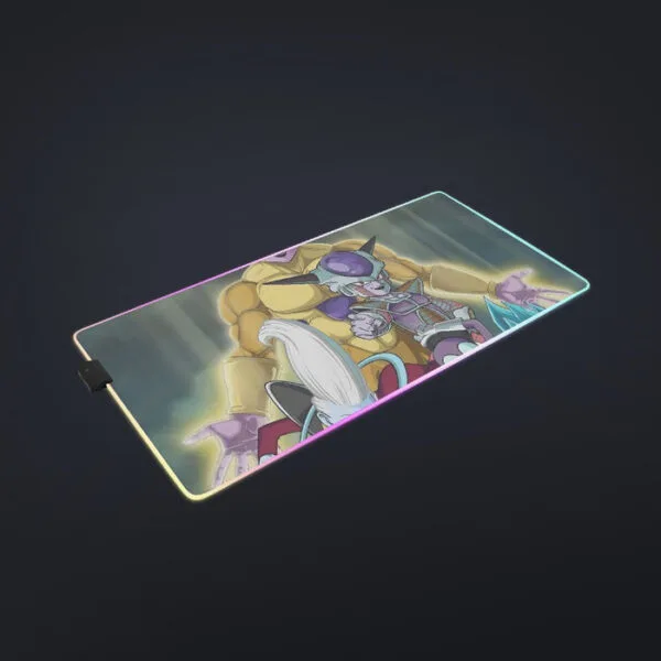 Dragon Ball Goku Vegeta Super Saiyan God Blue SSGSS Fight Villains cool LED  Mouse Pad