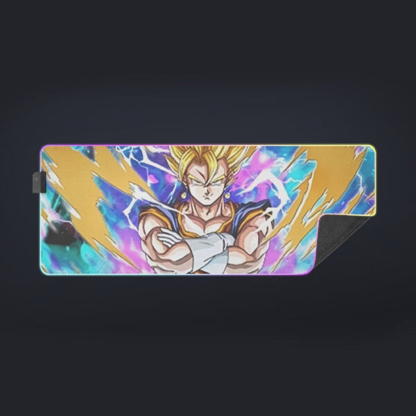 Dragon Ball Vegito Super Power Aura Thunder Earing Super Saiyan cool LED  Mouse Pad