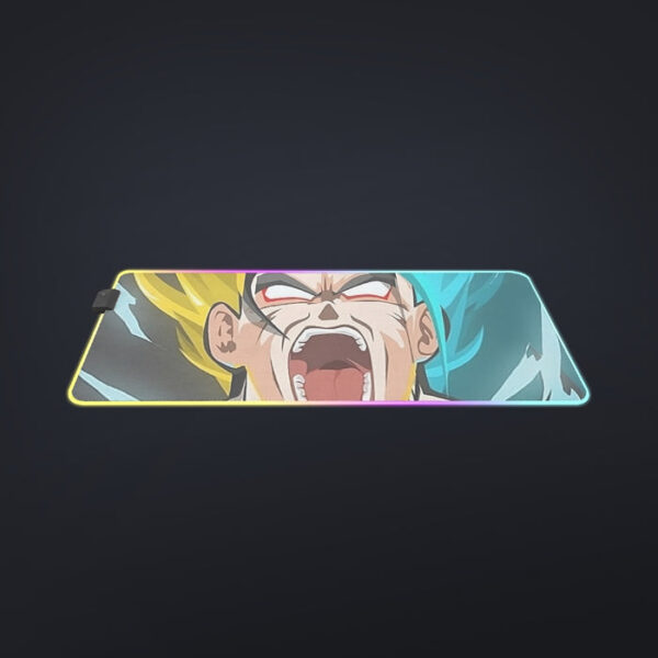 Dragon Ball Goku Super Saiyan Triple Blue God SSGSS Hand Drawing Style cool LED Mouse Pad