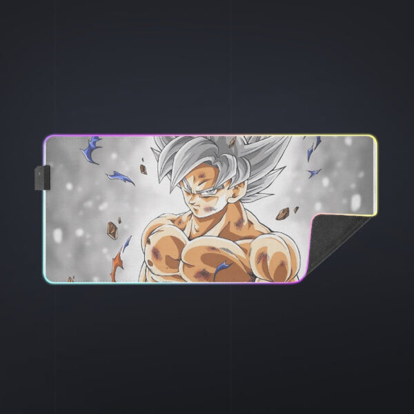 Goku Mastered Ultra Instinct cool LED Mouse Pad