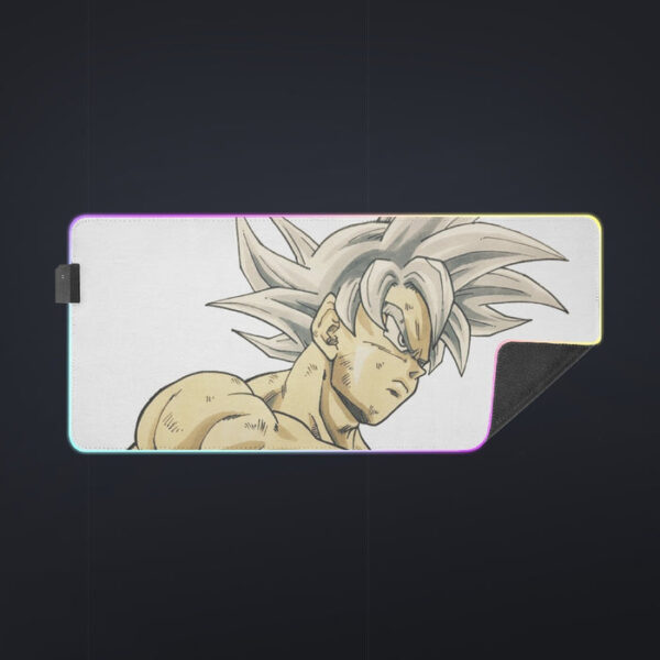 Dragon Ball Super Mastered Ultra Instinct Goku cool LED Mouse Pad