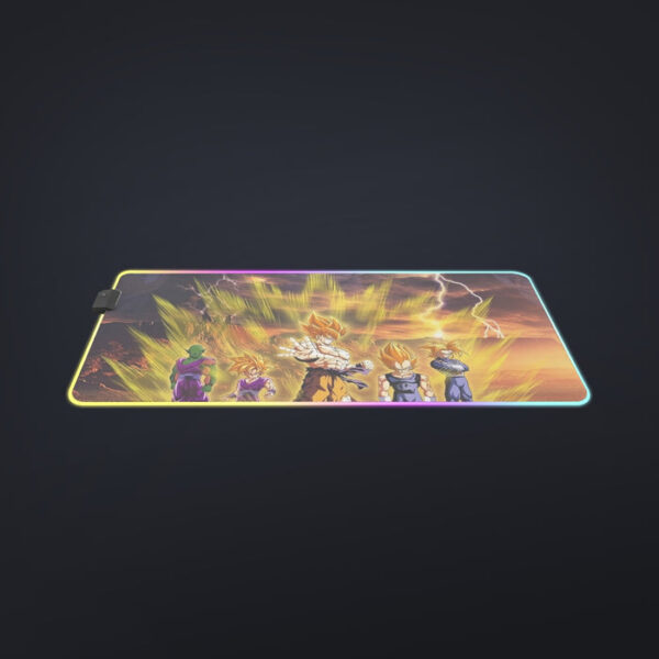 Piccolo Goku And Vegeta Dragon Ball Z  cool LED  Mouse Pad