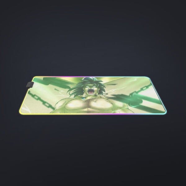 Dragon Ball Legendary Super Saiyan Broly 3D Full Print Streetwear Design cool LED Mouse Pad