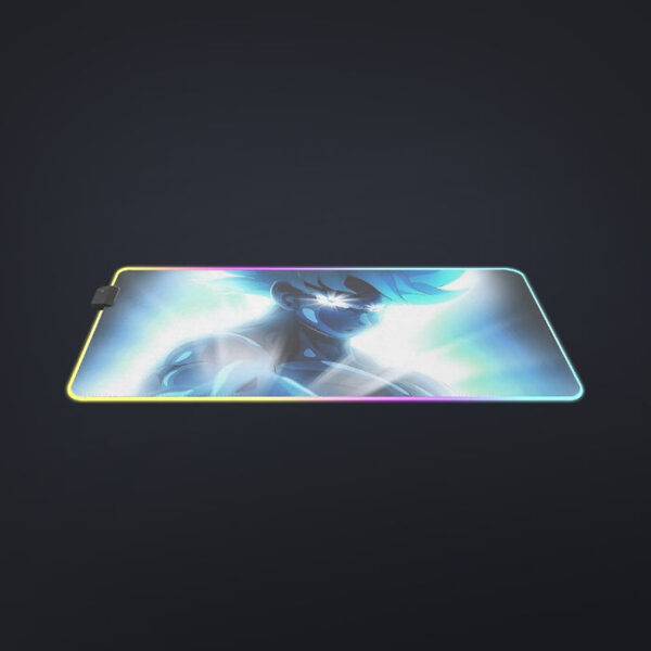 Dragon Ball Super Blue Son Goku Epic Ultra Instinct cool LED Mouse Pad