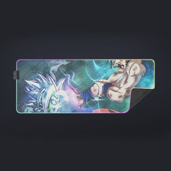 Dragon Ball Fused Zamasu Goku Blue Super Saiyan Epic  LED  Mouse Pad