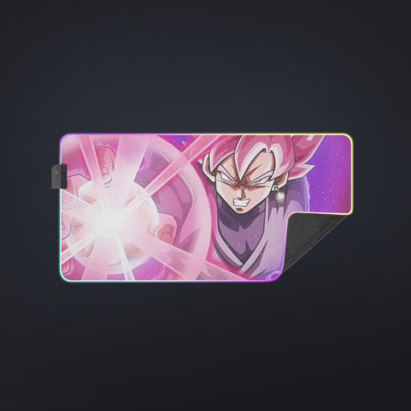 Goku Black Zamasu Super Saiyan Rose Powerful Aura Skills Dope cool LED Mouse Pad