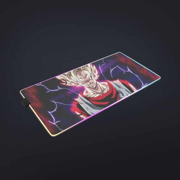 Dragon Ball Z  Super Saiyan Prince Vegeta cool LED Mouse Pad