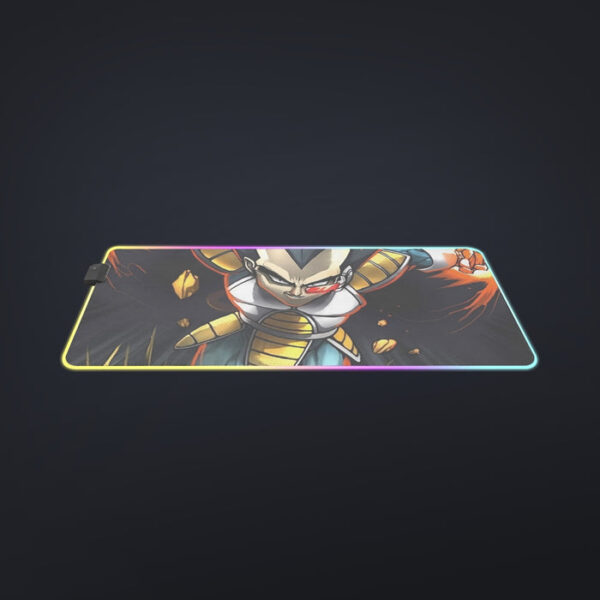 Dragon Ball Armored Vegeta Double Galick Cannon Dope cool LED Mouse Pad