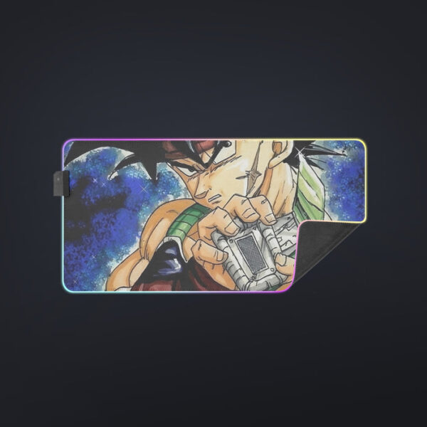 Dragon Ball Bardock Super Saiyan Goku Father Warrior Color Streetwear cool LED  Mouse Pad