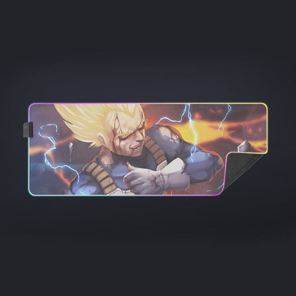 Dragon Ball Z Vegeta Super Saiyan Lightning Custom cool LED  Mouse Pad