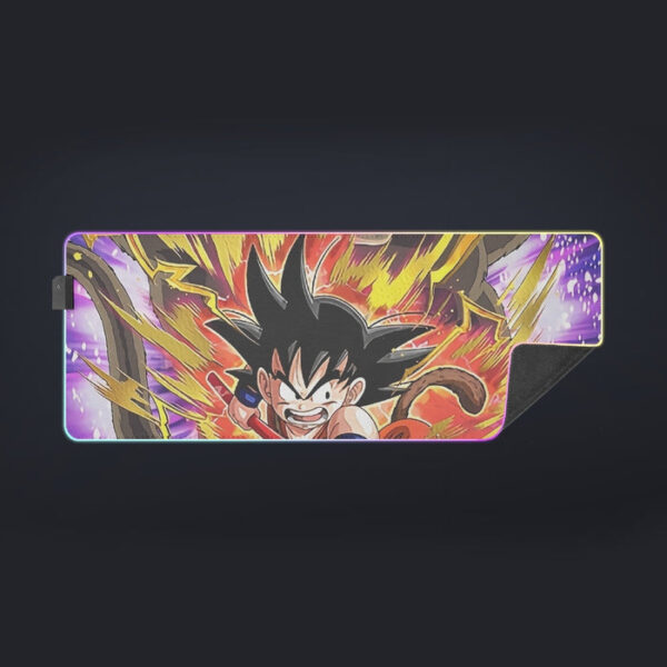 Great Ape Monkey Warrior Angry Kid Goku Fighting 3D cool LED Mouse Pad