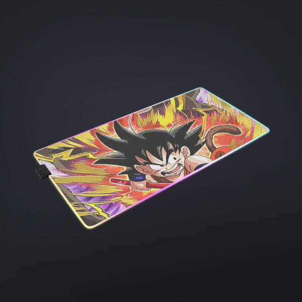 Great Ape Monkey Warrior Angry Kid Goku Fighting 3D cool LED Mouse Pad