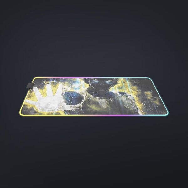 Dragon Ball Z Super Saiyan Vegeta Yellow Aura Epic cool LED  Mouse Pad