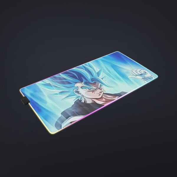 Dragon Ball Z Super Saiyan Vegito Blue Charge Aura Cool LED Mouse Pad