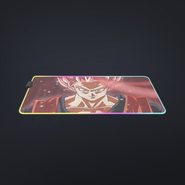 Dragon Ball Son Goku Super Saiyan Rose Portrait Cool LED Gaming Mouse Pad