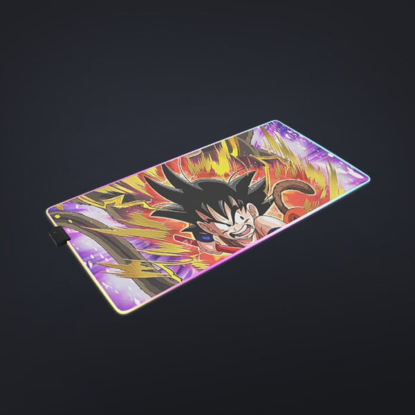 Great Ape Monkey Warrior Angry Kid Goku Fighting 3D cool LED Mouse Pad