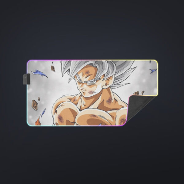 Goku Mastered Ultra Instinct cool LED Mouse Pad