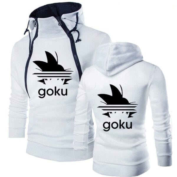 Dragon Ball Goku White Sweater Adidas