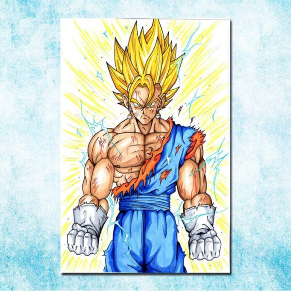 Dragon Ball Z Vegito Painting