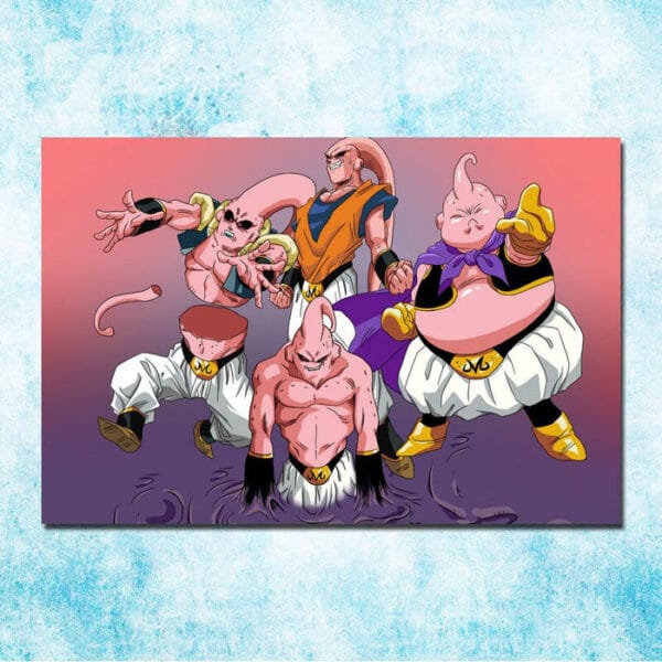 Dragon Ball Z Buu Transformations Painting