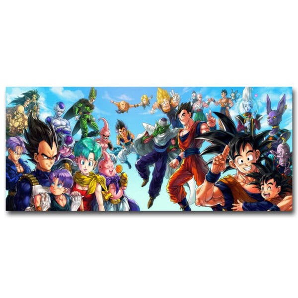 Dragon Ball Z Characters Painting