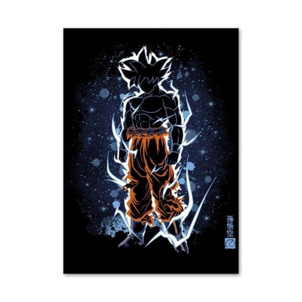 Dragon Ball Super Goku Ultra Instinct Painting