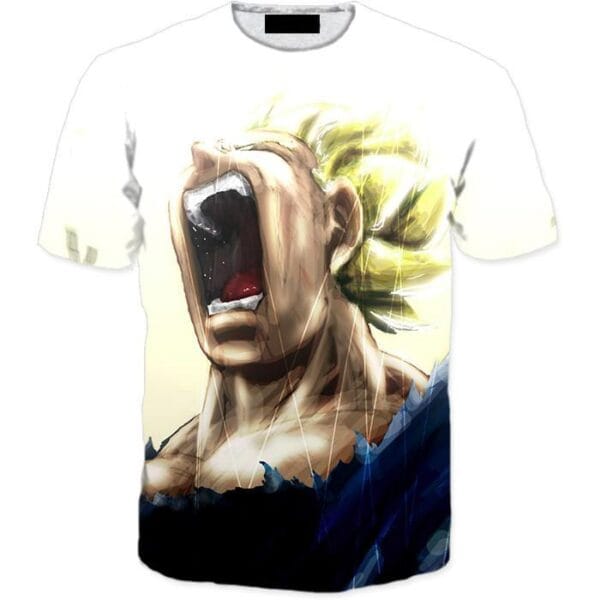 Pissed Off Angry Super Saiyan Vegeta Gets Mad T-Shirt