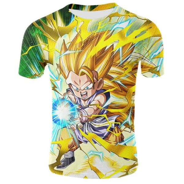 Dragon Ball Shirt  Kid Goku SSJ3 Kamehameha