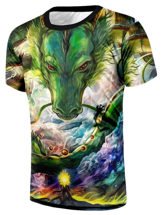 Shenron DBZ The Powerful Eternal Dragon Super Saiyan Battle T-Shirt